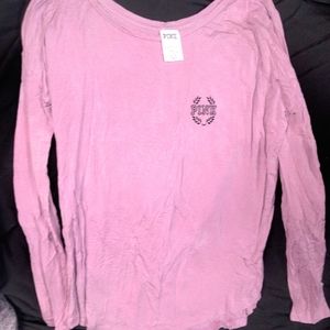 PINK LONG SLEEVE TOP SIZE S